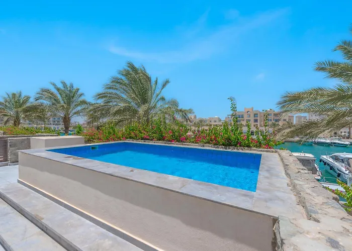 شقة Fanadir Marina Private Pool 3br الغردقة